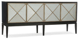 Melange - Jova Four-Door Credenza - Pearl Silver