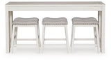 Robbinsdale - Rectangular Dining Room Counter Table Set (Set of 4) - Antique White