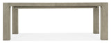 Linville Falls - North Fork Rectangle Dining Table With 1-24" Leaf - Gray