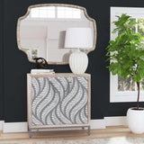 Aura - Wall Mirror - Antique Silver