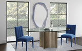 Rhodes - Wall Mirror - Blue / White