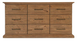 Big Sky - 9-Drawer Dresser - Light Brown
