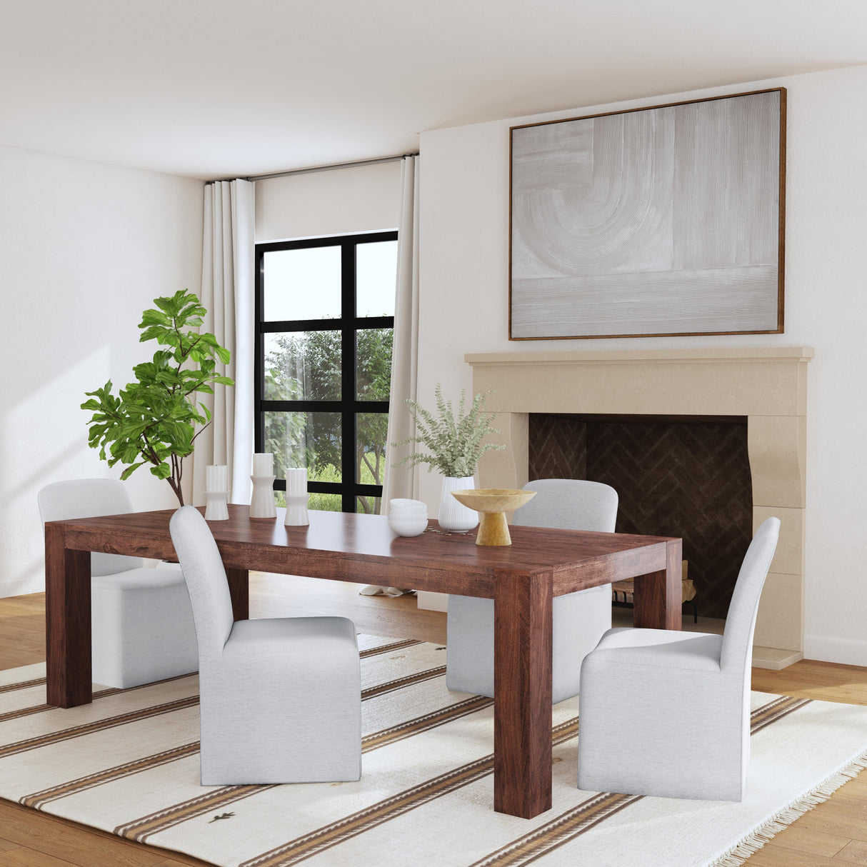 Walsh - Dining Table - Dark Brown