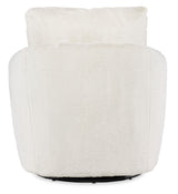 CC - Bonnie Swivel Chair With Power Footrest - White