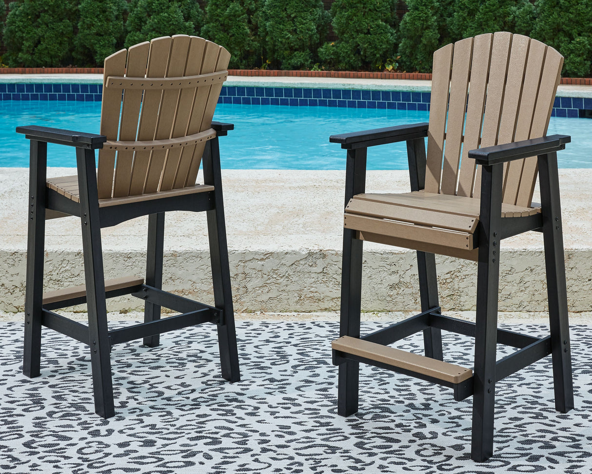 Boca Trail - Black / Driftwood - 5 Pc. - Dining Set With 4 Chairs