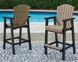 Boca Trail - Black / Driftwood - 5 Pc. - Dining Set With 4 Chairs