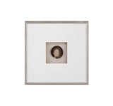Agate Stone - Wall Art - Dark Brown / White