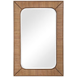 Tahiti - Rattan Mirror - Light Brown