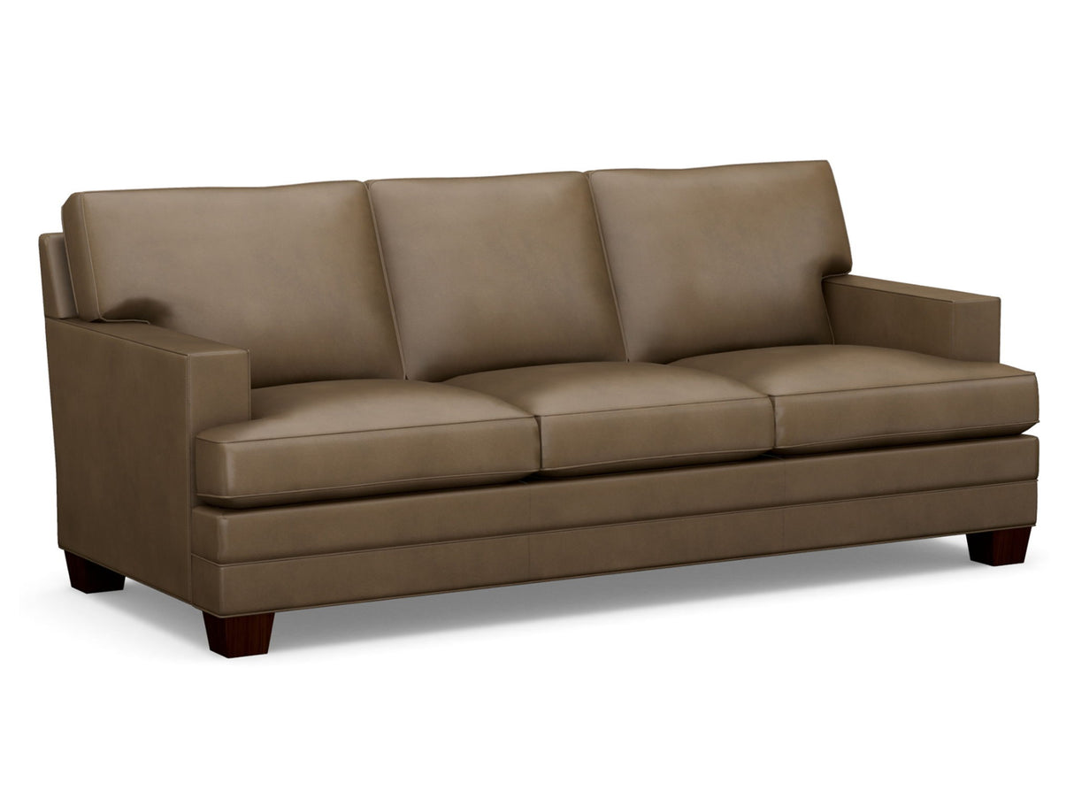 Couture Leather - Tyler Leather Sofa - Dark Brown