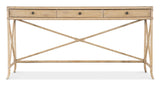 Retreat - Pole Rattan Console
