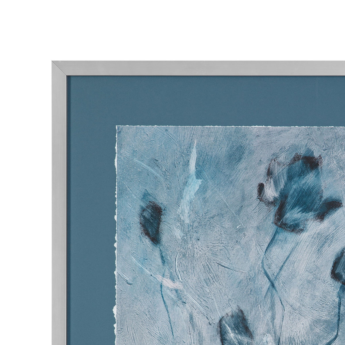 Garden Galaxy Framed Print - Blue