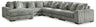 Lindyn - 6 Piece Sectional
