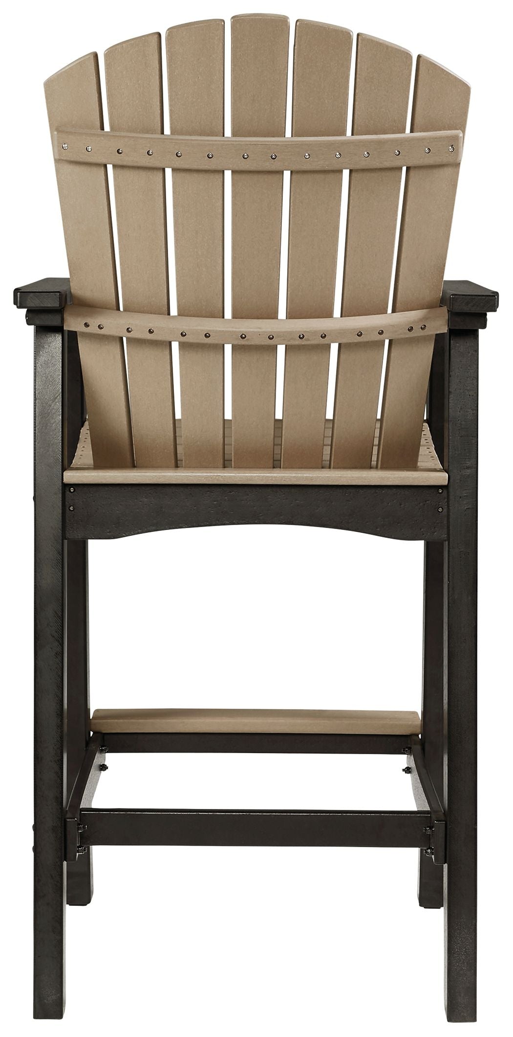 Boca Trail - Black / Driftwood - Tall Barstool (Set of 2)