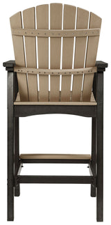 Boca Trail - Black / Driftwood - Tall Barstool (Set of 2)