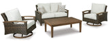 Chatham Railroad  - Medium Brown - Loveseat w/Cushion