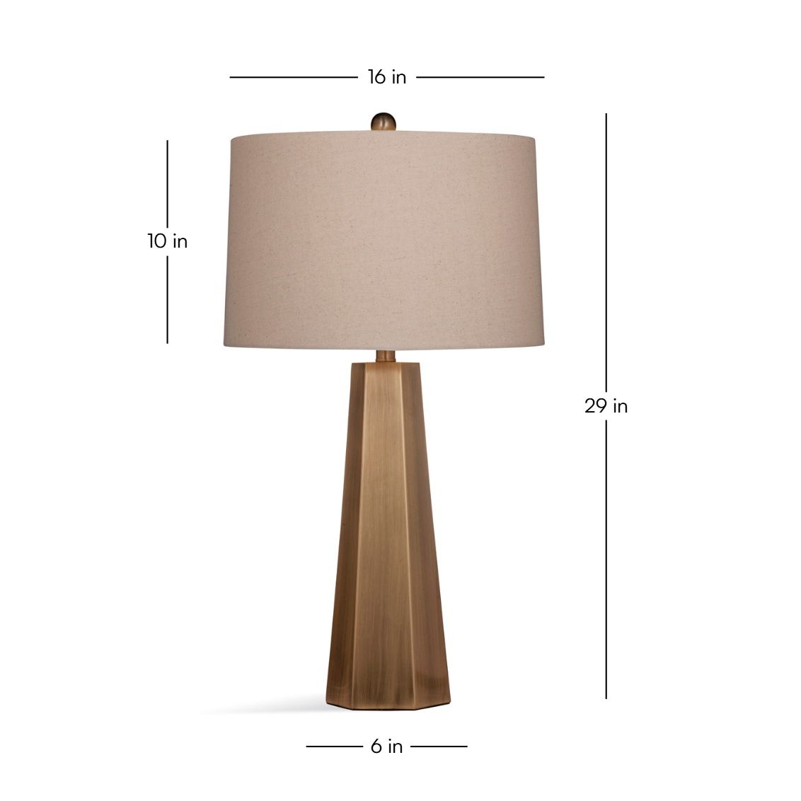 Marsham - Table Lamp - Brushed Gold