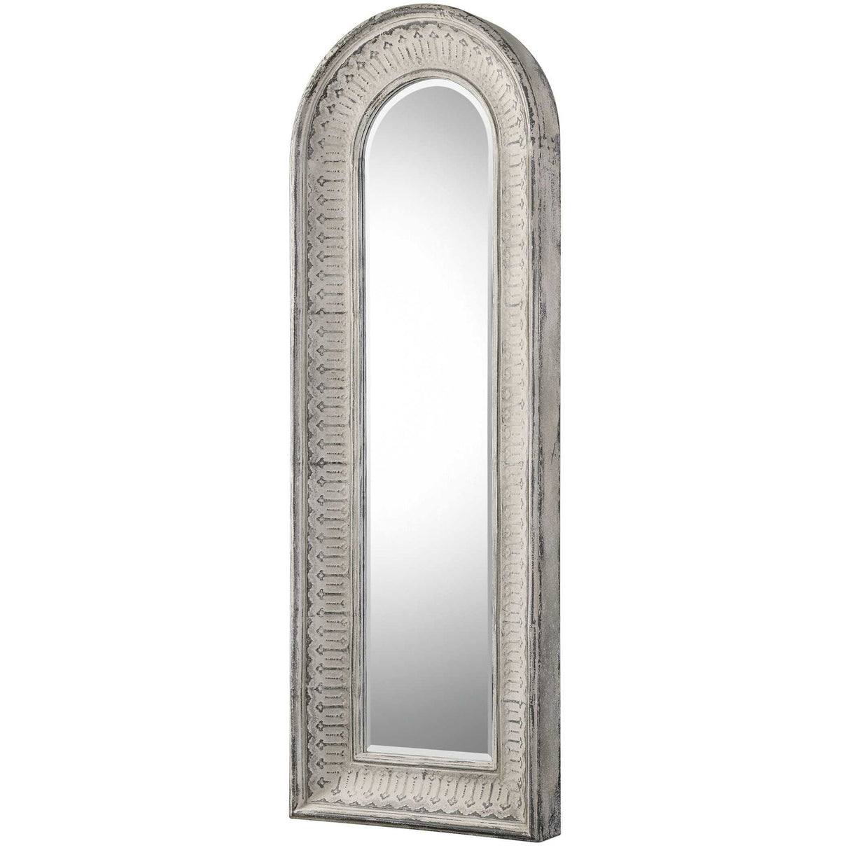 Argenton - Arch Mirror - Aged Gray
