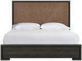 Modern - Panel Bed - Two-Tone