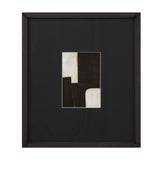Desert Fragments VI Framed Print - Black / White
