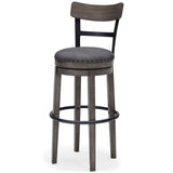 Caitbrook - Gray - Tall UPH Swivel Barstool