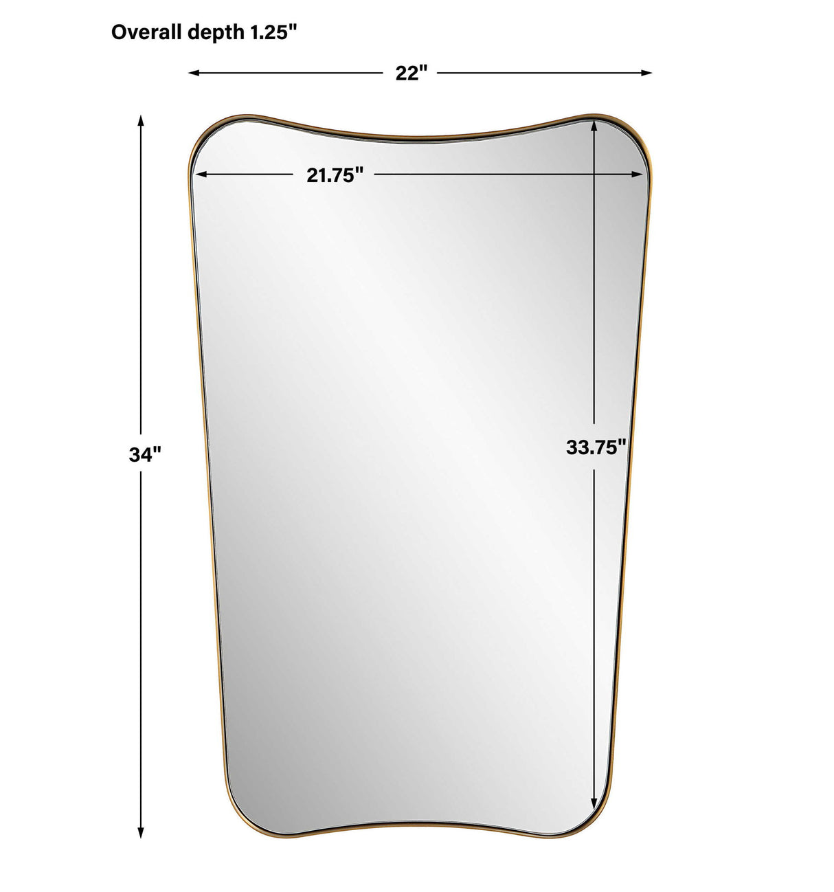 Belvoir - Mirror - Brass