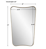 Belvoir - Mirror - Brass