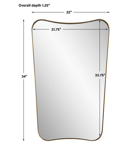 Belvoir - Mirror - Brass