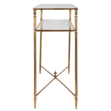 Henzler - Mirrored Glass Console Table - Gold