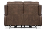 SS - Duncan Power Loveseat With Power Headrest & Lumbar - Dark Brown