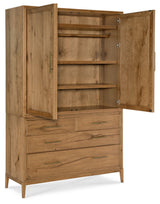 Cashiers - Wardrobe Hutch - Almond
