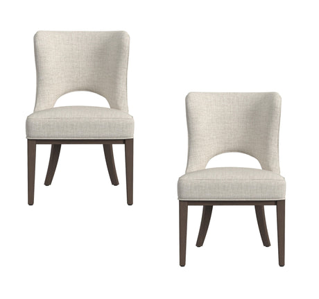 Trevino - Dining Chair (Set of 2) - Clarkson's Sand / Chestnut Brown
