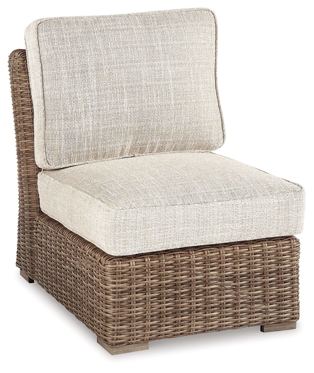 Barnstable  - Beige - Armless Chair w/Cushion