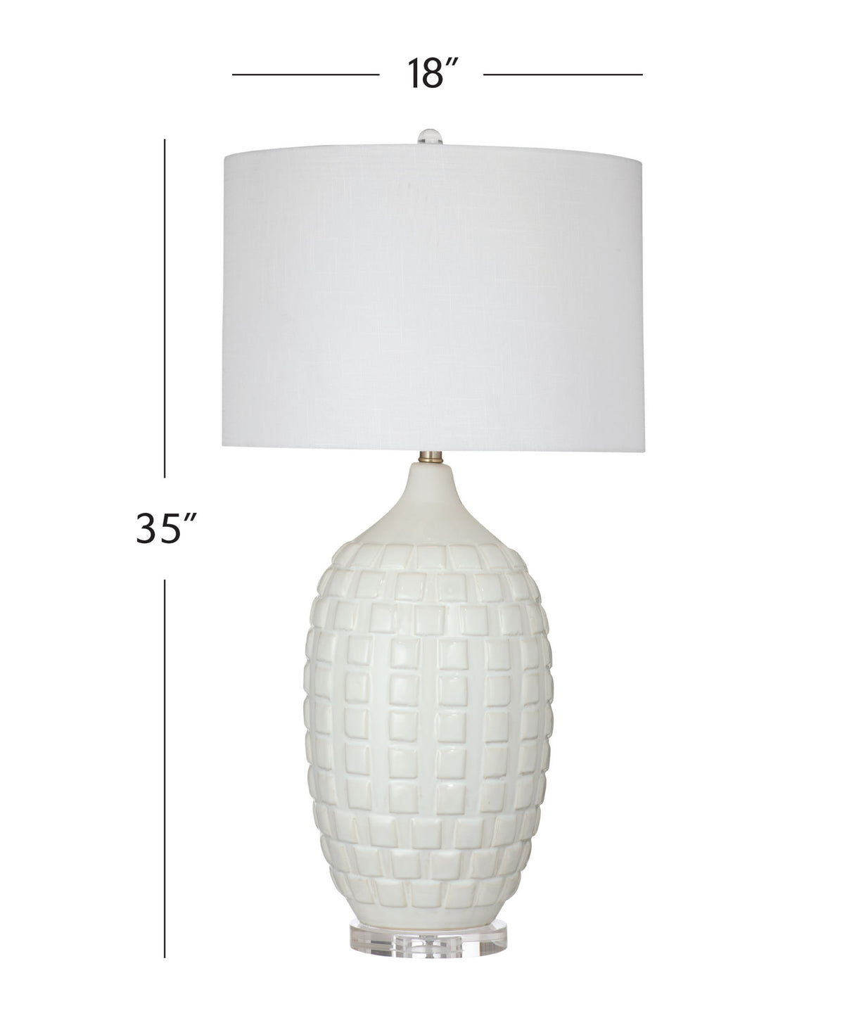 Sesser - Table Lamp - White