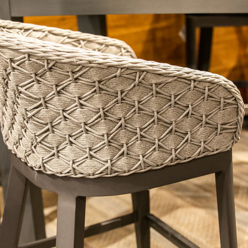 Marbella - Barstool, With Self Welt - Echo Ash / Gray