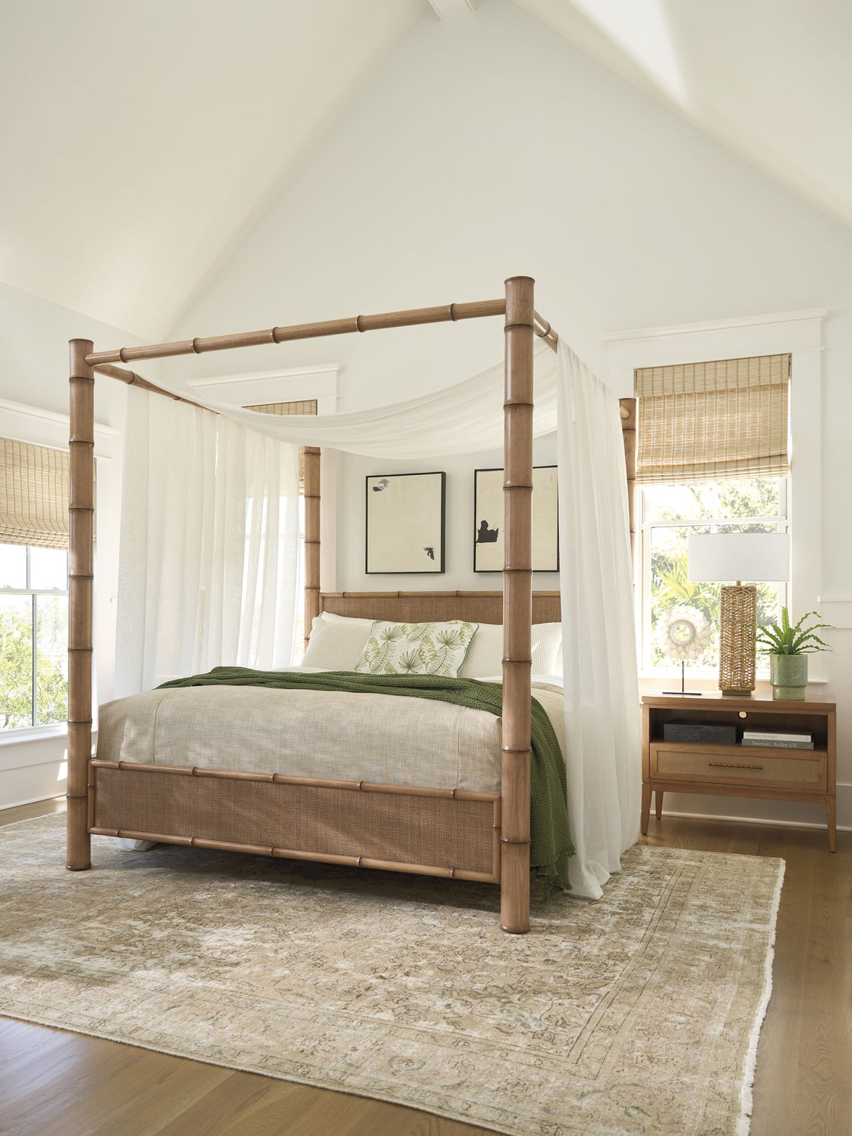 Key Biscayne - Wynwood Open Nightstand - Light Brown