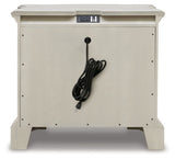 Arlendyne - Three Drawer Night Stand - Antique White