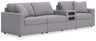 Modmax - Straight Sectional - Granite