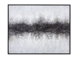 Divided Framed Canvas - Gray / Black
