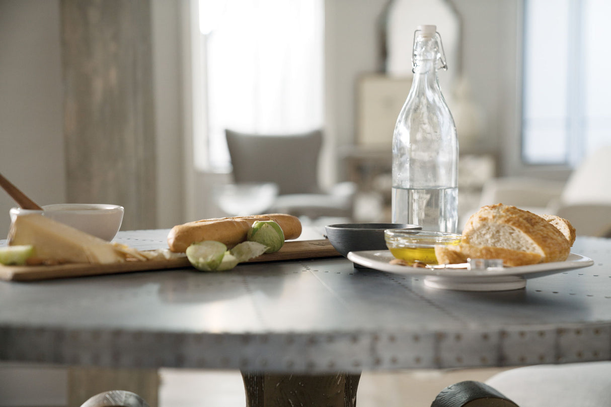 Boheme - Ascension 60" Zinc Round Dining Table