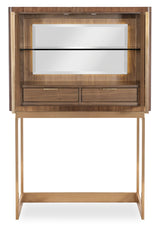 Eleana - Bar On Stand - Medium Wood