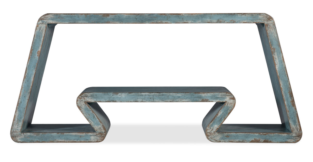 Commerce And Market - Inside Track Console Table - Blue