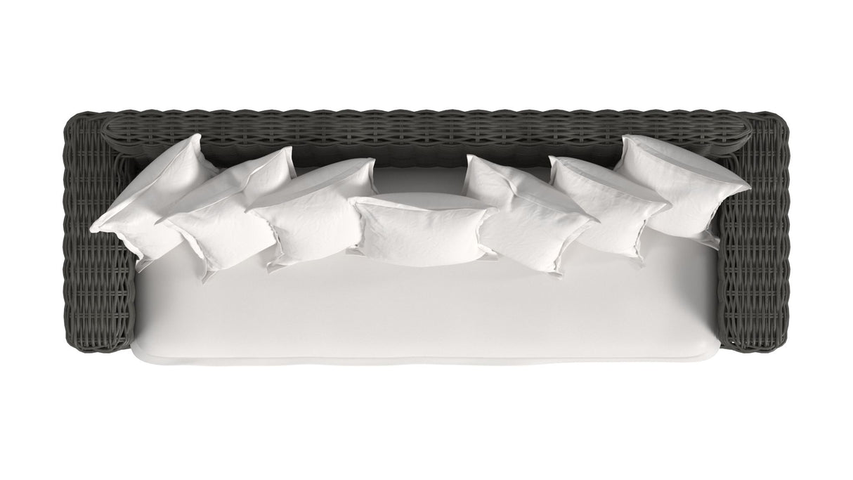 Cabo - Sofa - Dark Gray / White