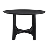 Dunnigan - Round Dining Table - Black