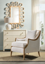 Archives - Raffia Three-Drawer Chest - Beige
