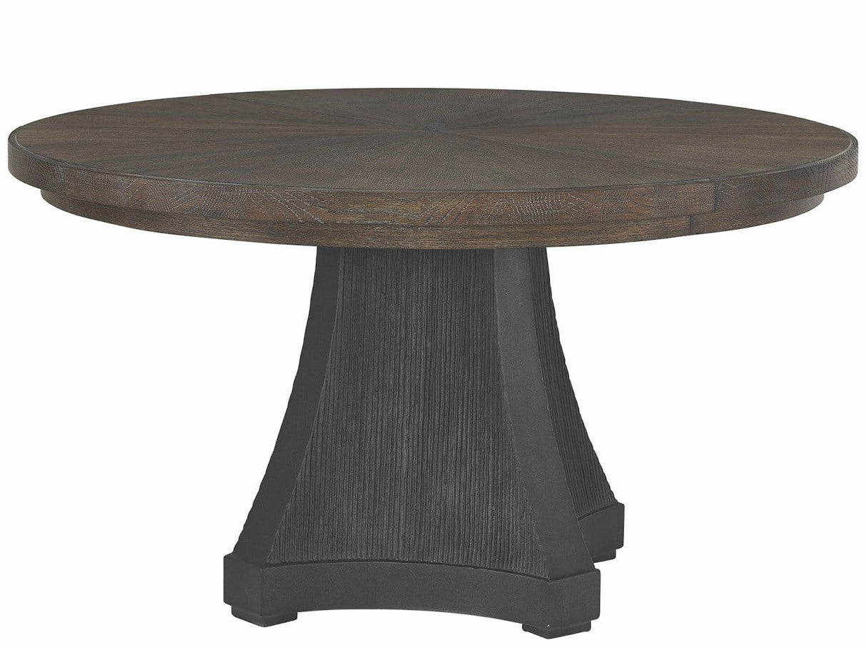 Montclair - Cinder Dining Table - Dark Brown / Dark Gray