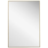Plain Mirror - Gold Finish