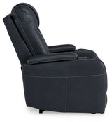 Feazada - Power Recliner With Adj Headrest