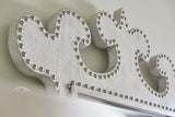 Oyster Bay - Hempstead Vertical Mirror - Pearl Silver