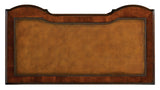 Knee-Hole Desk Bow Front - Dark Brown