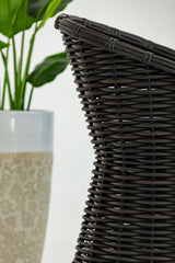 Cabo - Dining Chair - Dark Gray / White